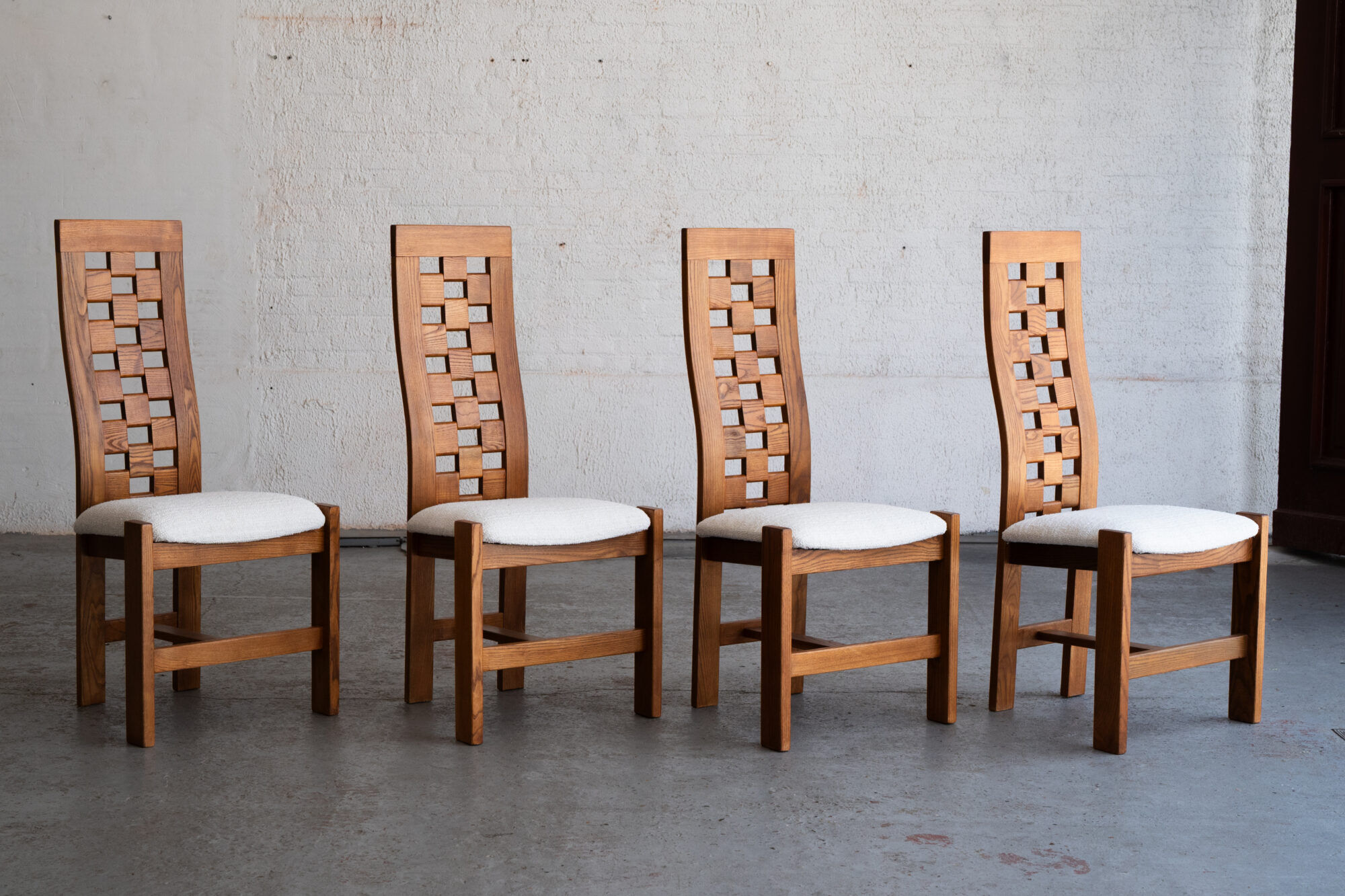 Ensemble de 4 chaises de salle à manger par Maison Regain