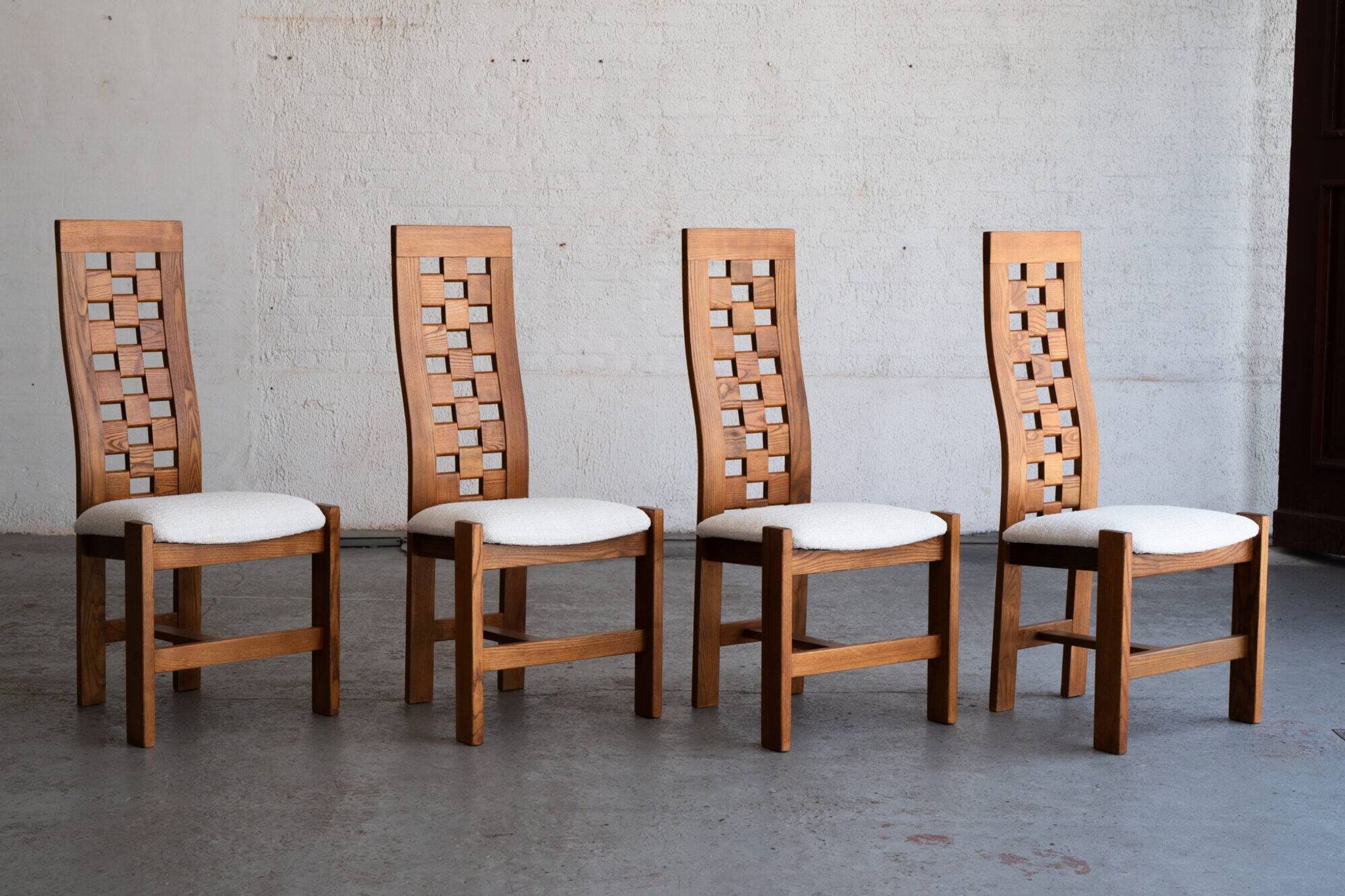 Ensemble de 4 chaises de salle à manger par Maison Regain