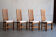 Set of 4 dining chairs by Maison Regain