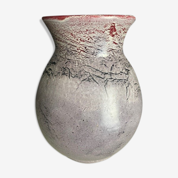 Vase Accolay 1960 ceramic