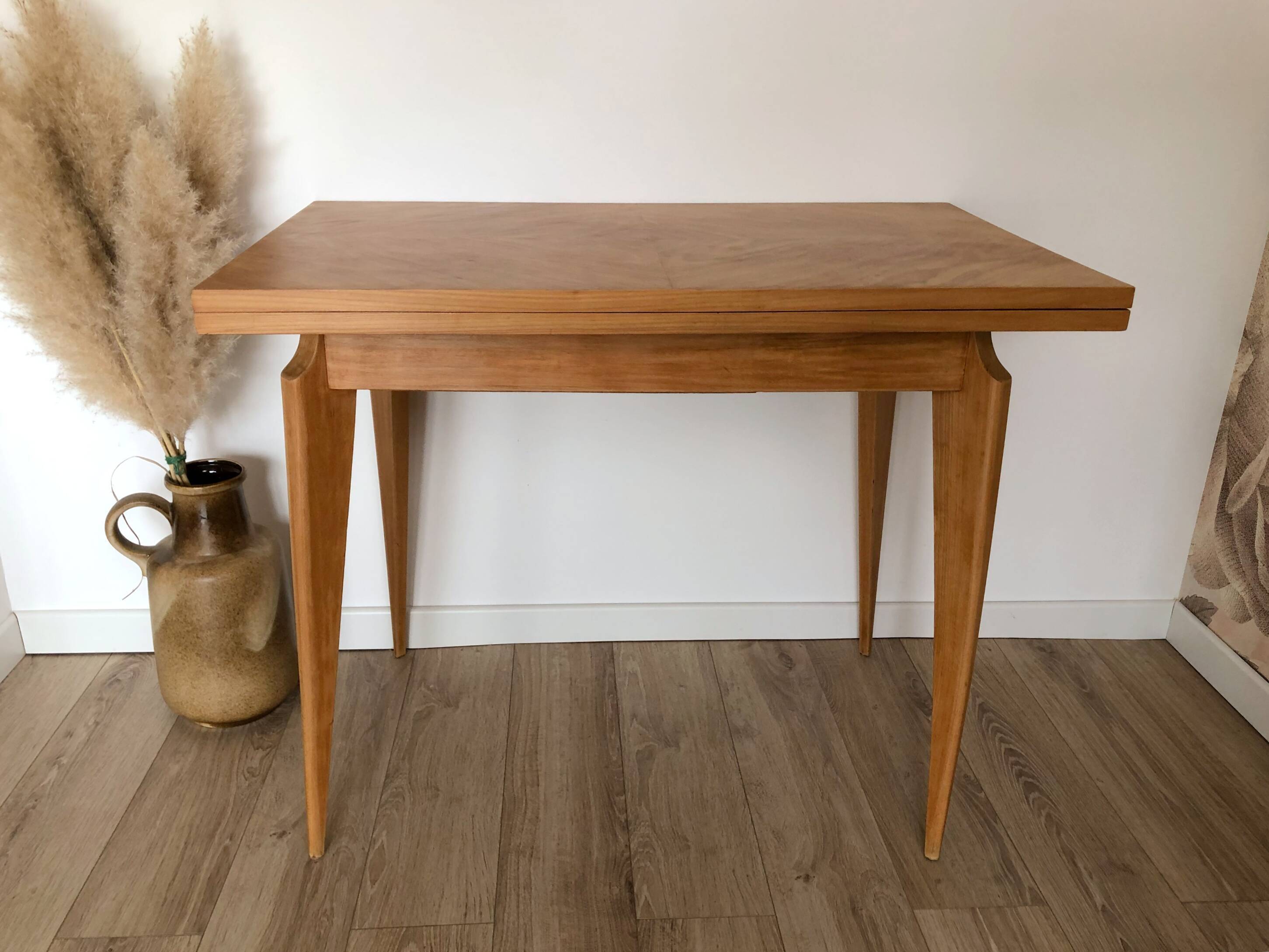 Table à manger extensible des années 60