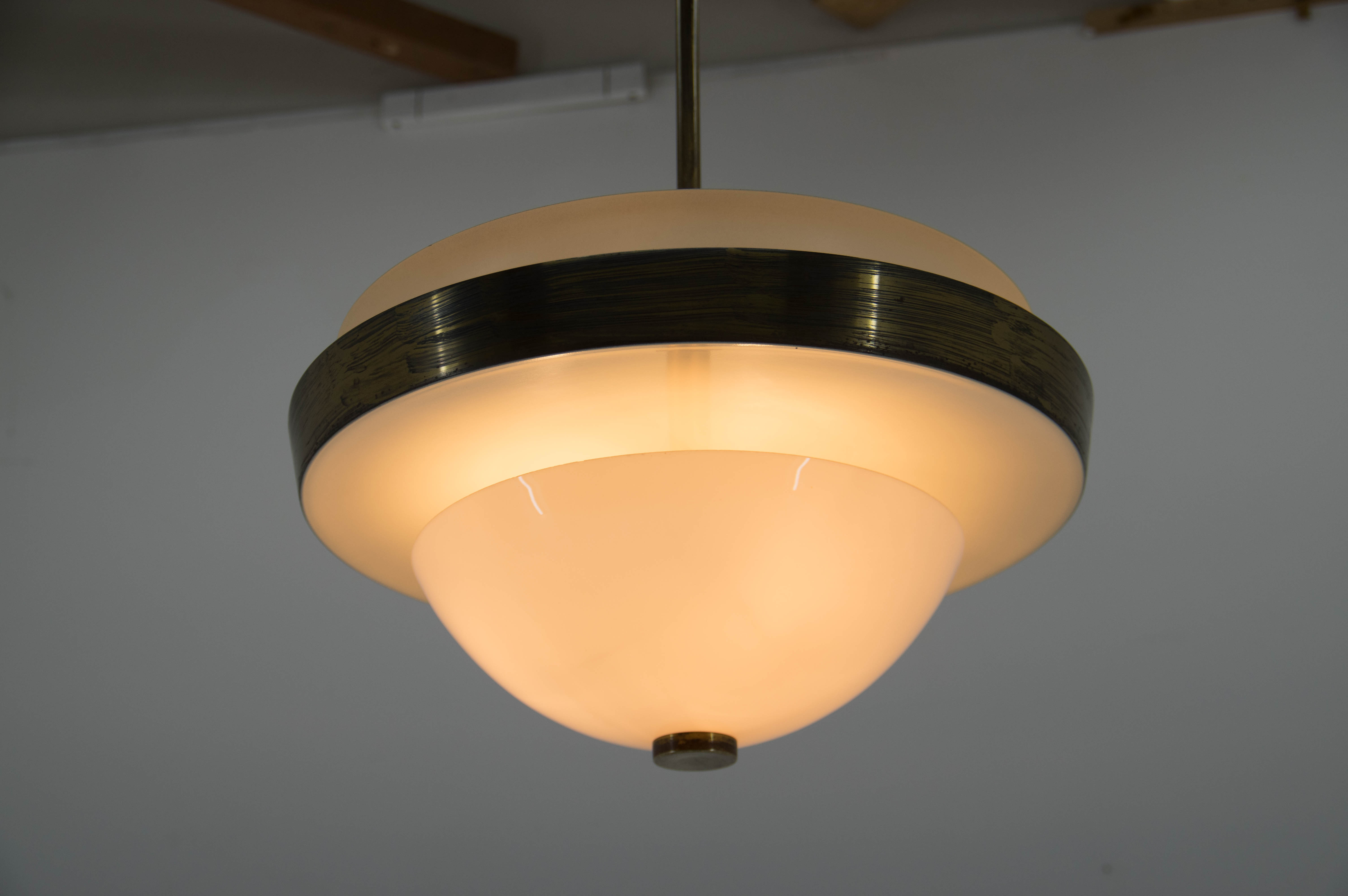Bauhaus chandelier by ias, 1930s
