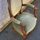 green medallion armchair