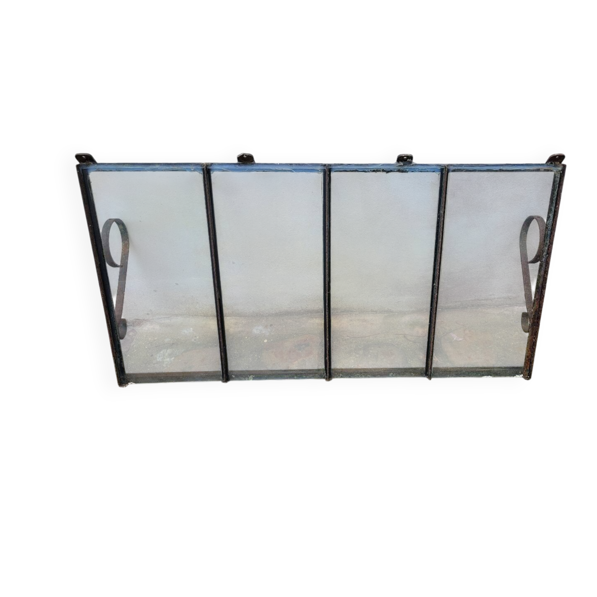 Old wrought iron marquee