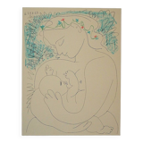 Pablo Picasso: Maternity - Signed Lithograph