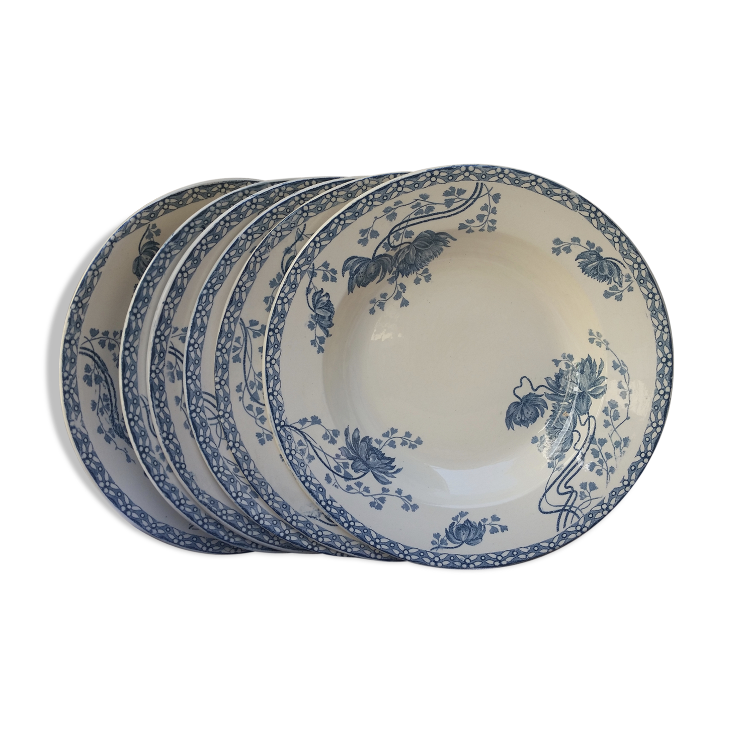 Assiette à Soupe Rayures Noires Et Blanches Aulica - Céramique, Compatible Lave-vaisselle Et Micro-ondes - 7