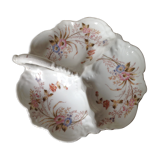 Dish servant beggar in decorated porcelain.