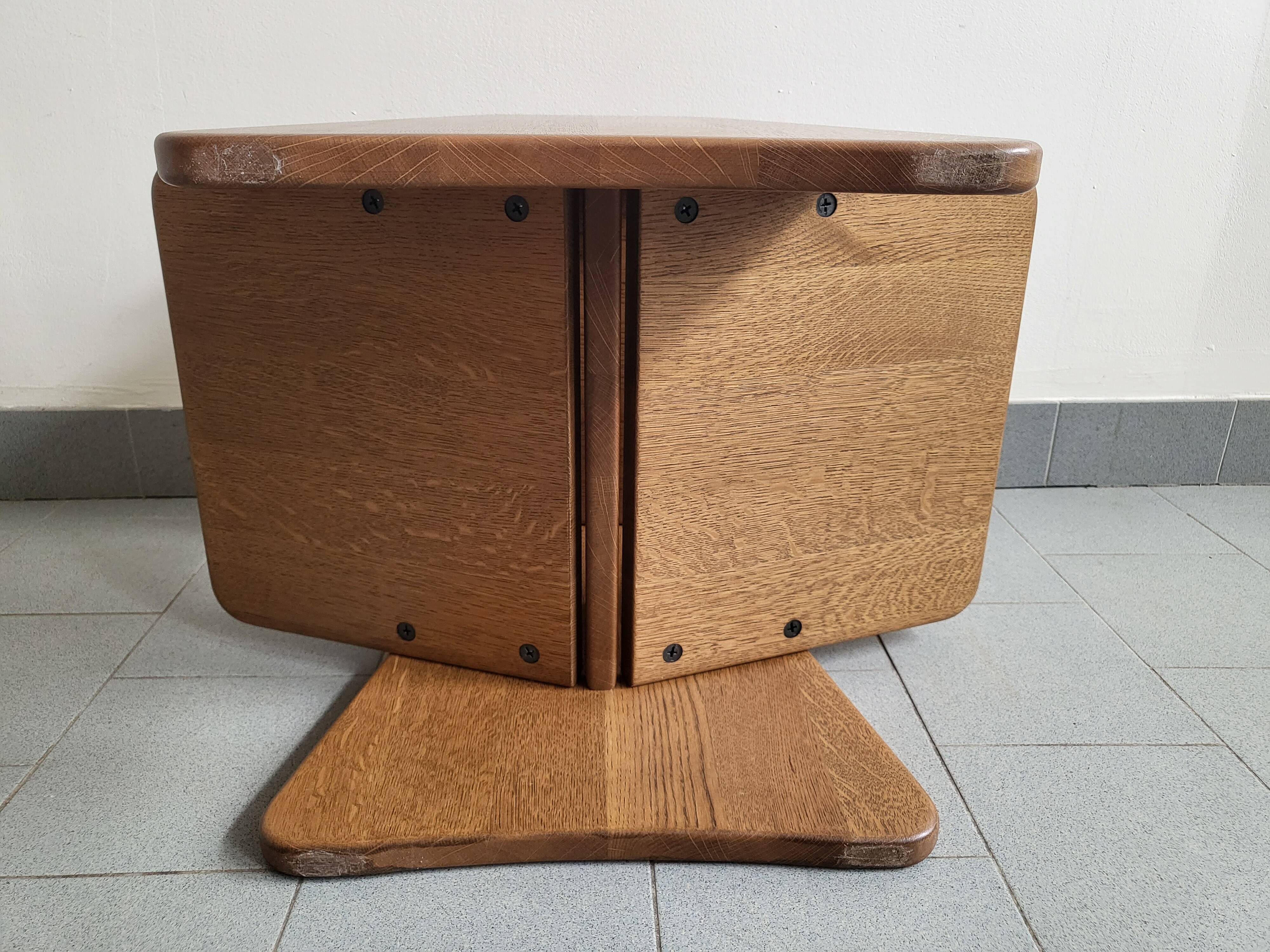 Vintage magazine holder side table 1960