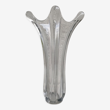 Crystal tulip vase