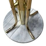 Vintage metal parrot coat rack