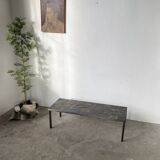 1950s slate coffee table