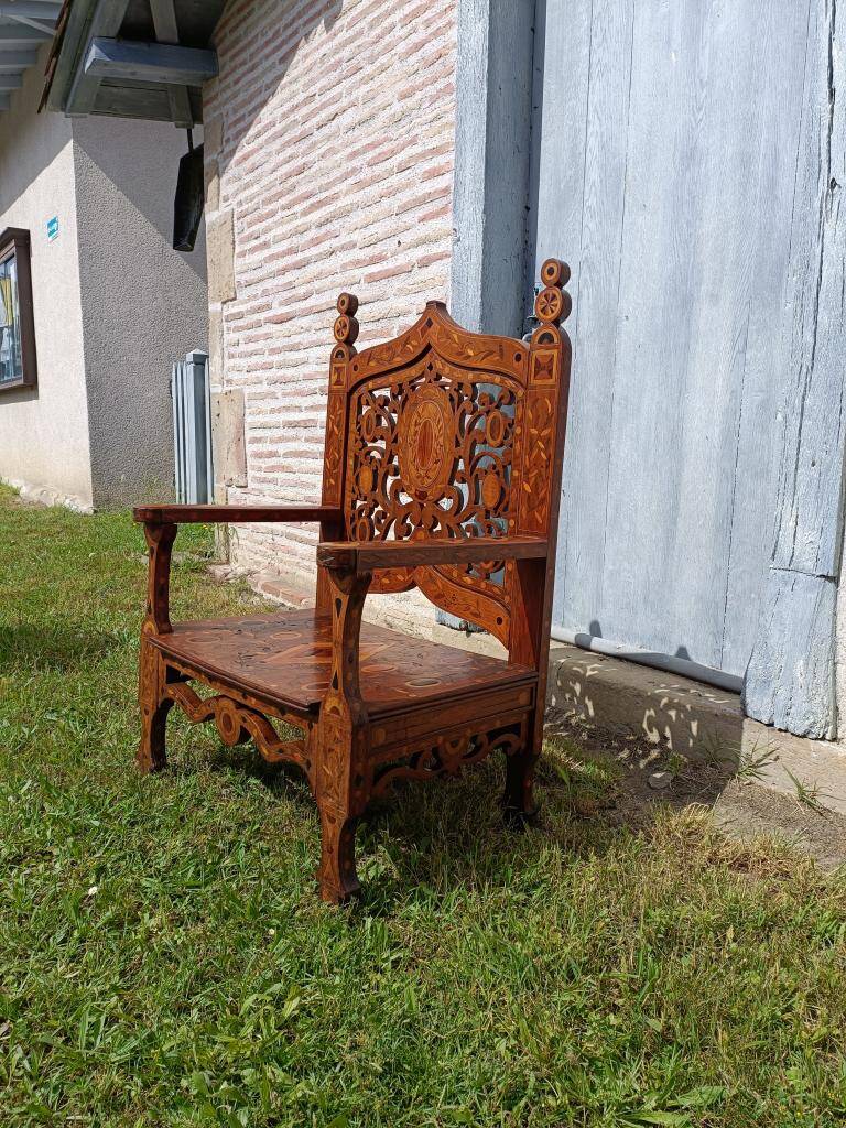 Anglo-Indian Armchair - 19th Century