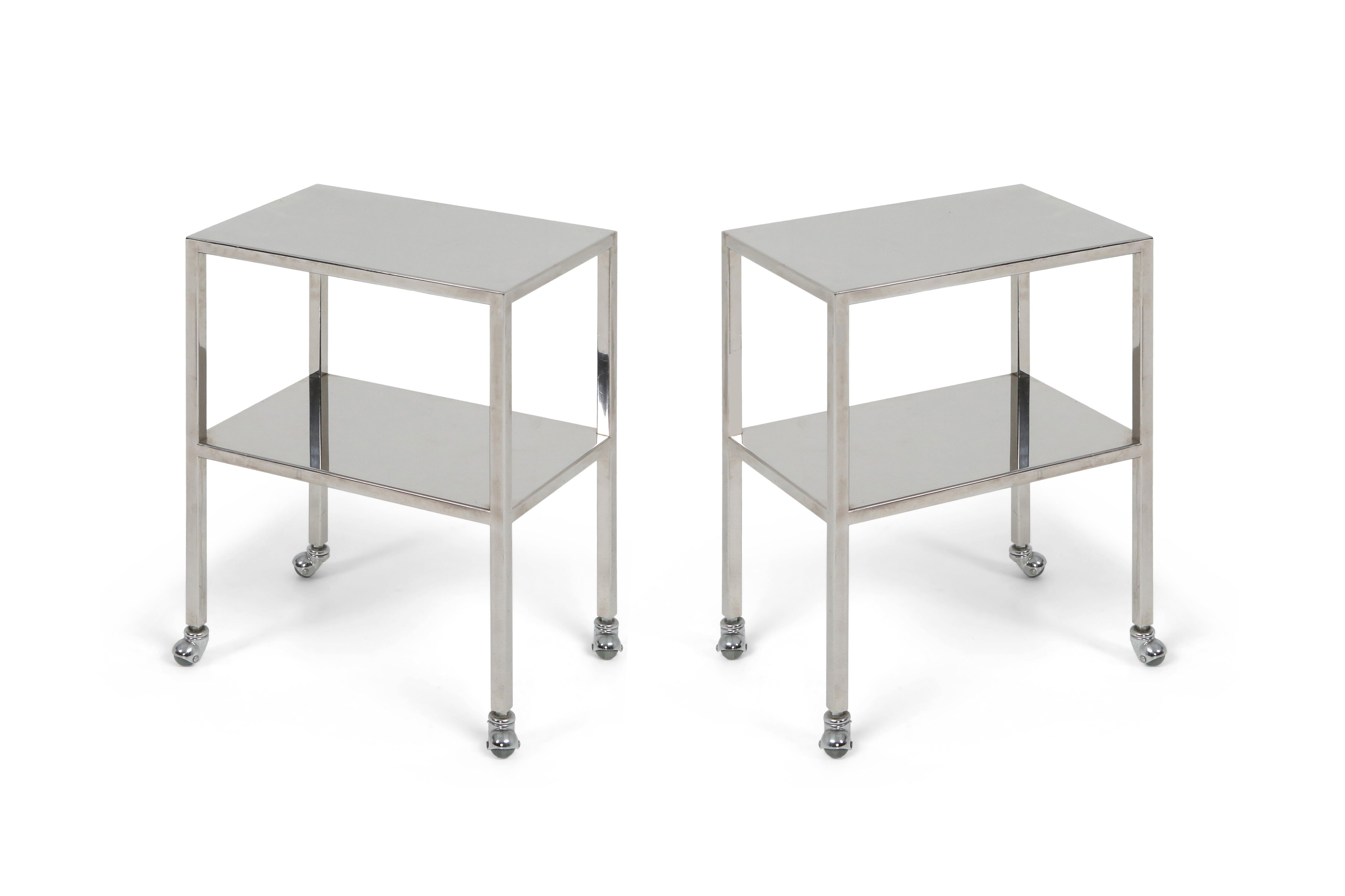 Philippe Starck's chrome industrial trolley - 1990s