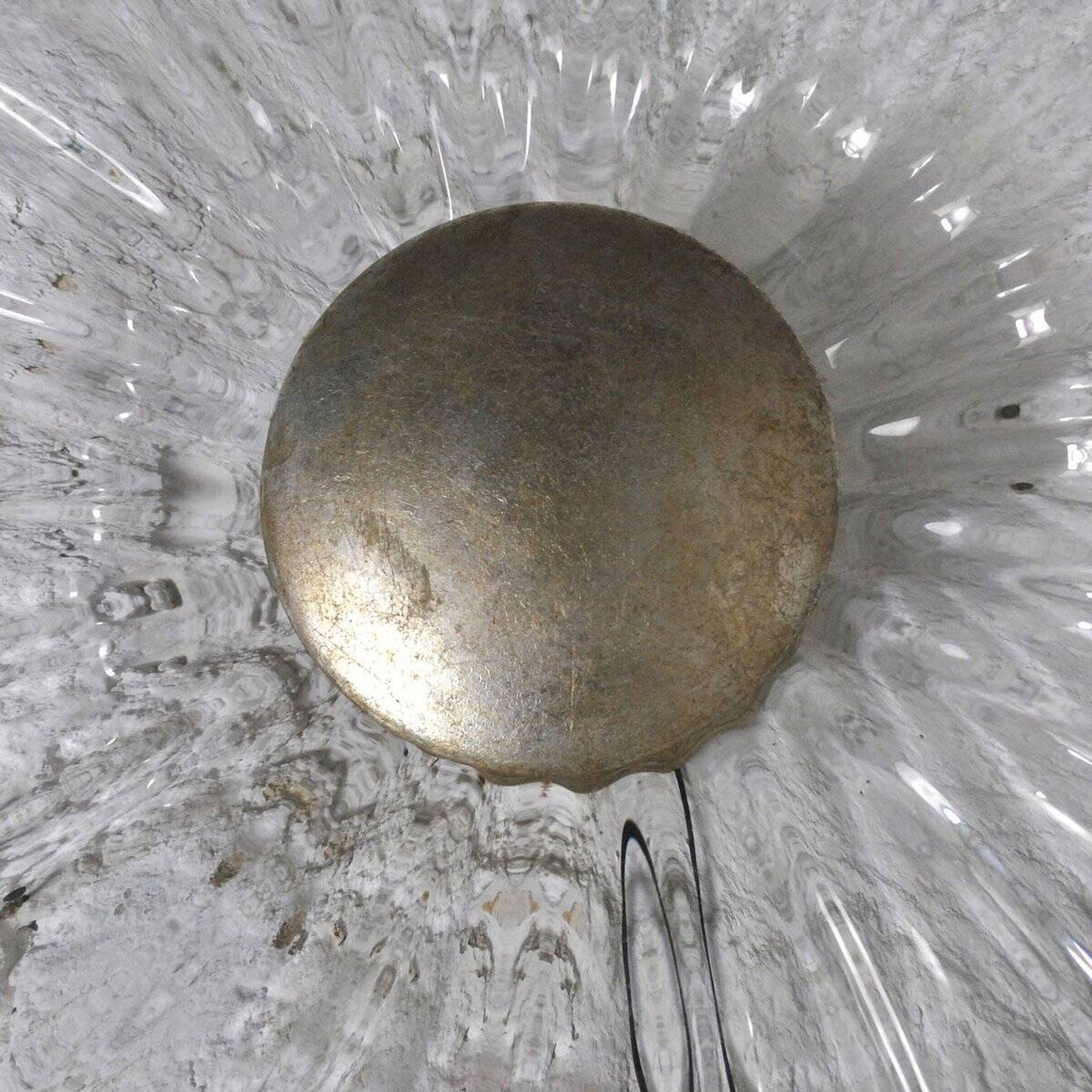 Glass wall light, 1960s