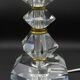 Pied de lampe en cristal