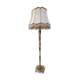 Lampadaire onyx & marble, années 1960