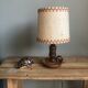 Vintage wooden lamp