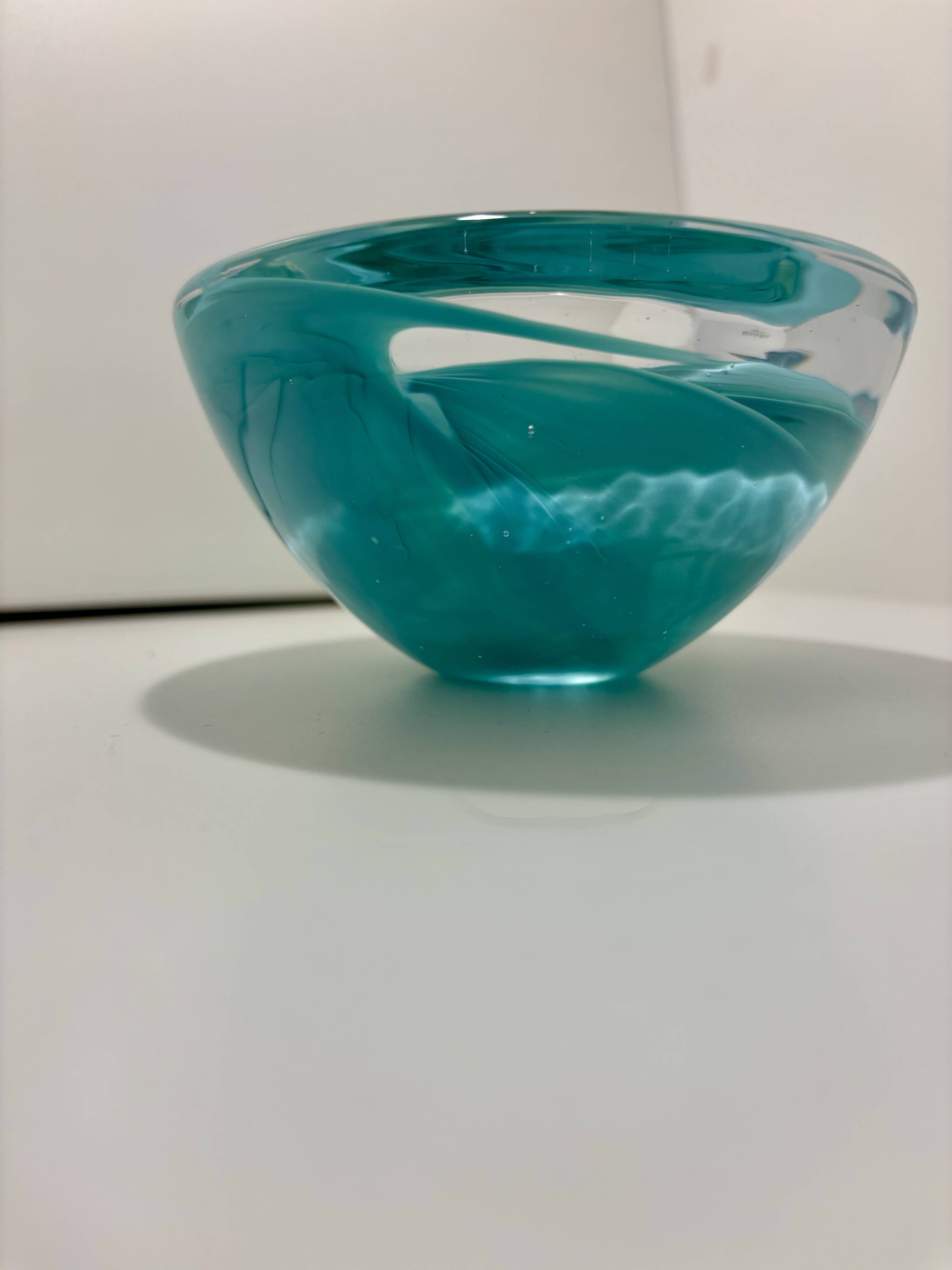 Atoll Bowl by Anna Ehrner for Kosta Boda, 1980s