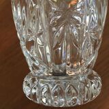 Vintage Bohemian crystal vase