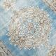 4x6 Sky Blue Orienta Classic Pattern Vintage Rug, 113x201Cm