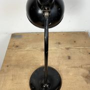 Lampe de table industrielle Bauhaus noire, années 1930