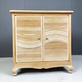Vintage pencil reed cabinet, 1970s