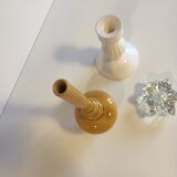 Set of 3 vintage candlesticks