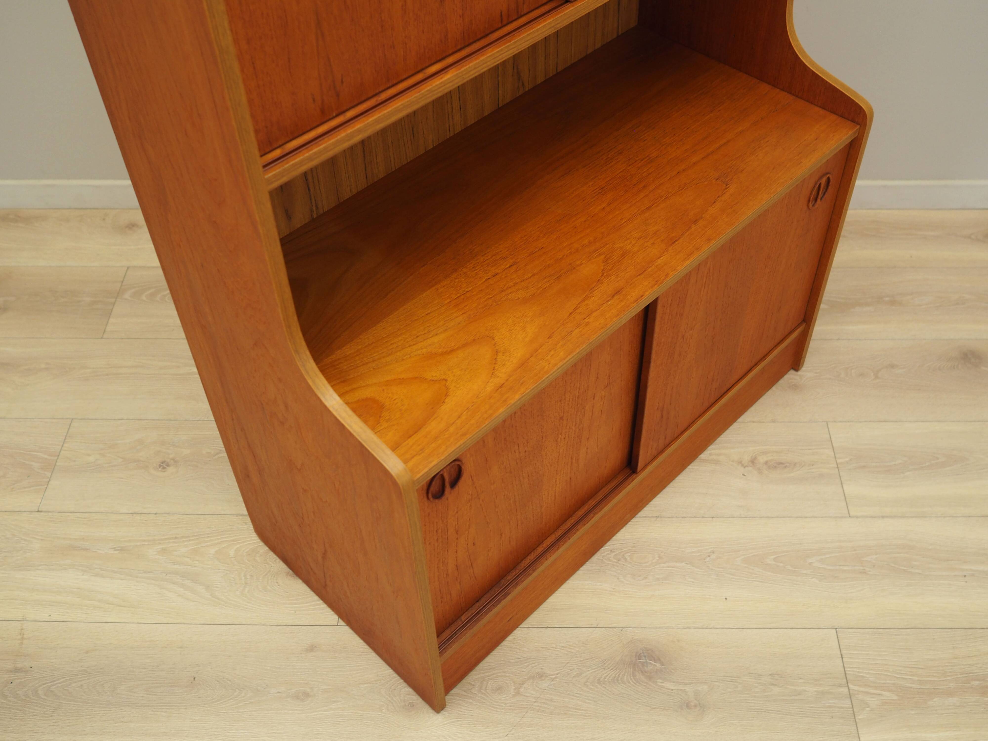 Teak bookcase, Danish design, 1960s, production: Denmark