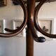 Dark wooden parrot coat holder 12 patères