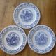 3 Yoplait advertising plates - The 3 musketeers