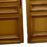 Lot de deux portes simple face en sapin massif XIX siècle