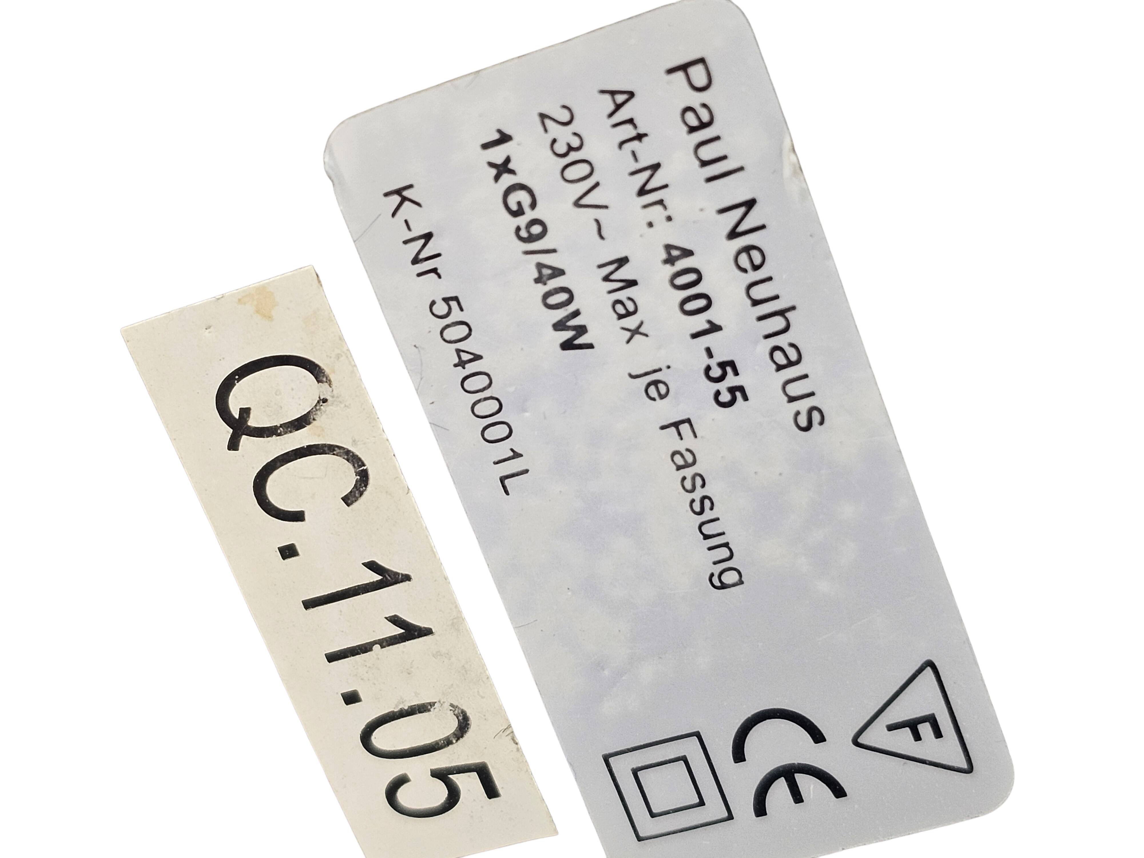 Paul Neuhaus - 'touch' Lamp - Table Lamp - Stainless Steel - Chrome - 90s