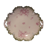 Porcelain dish decorated with handles