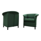 Lot de 2 chaises Aura vertes vintage Paolo Piva Wittmann
