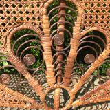 Headboard rattan 2 people