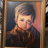 Crying Boy Painting