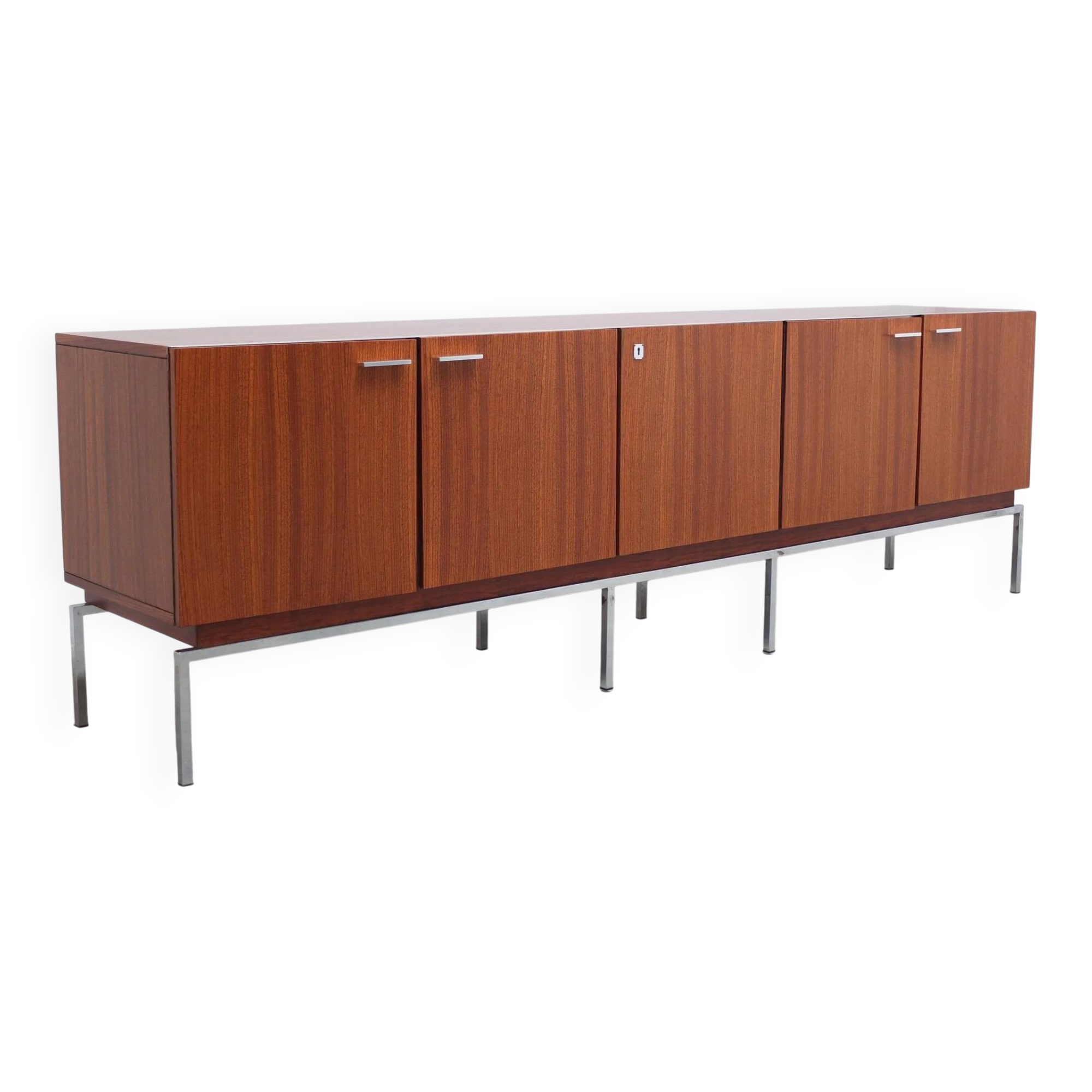 Large modernist sideboard in Indian rosewood, 1960s