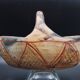 Berber pottery Kabyle basket early 20th century AlgeriaTerracotta Ideqqi Takduht