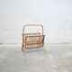 Porte-revues vintage en rotin