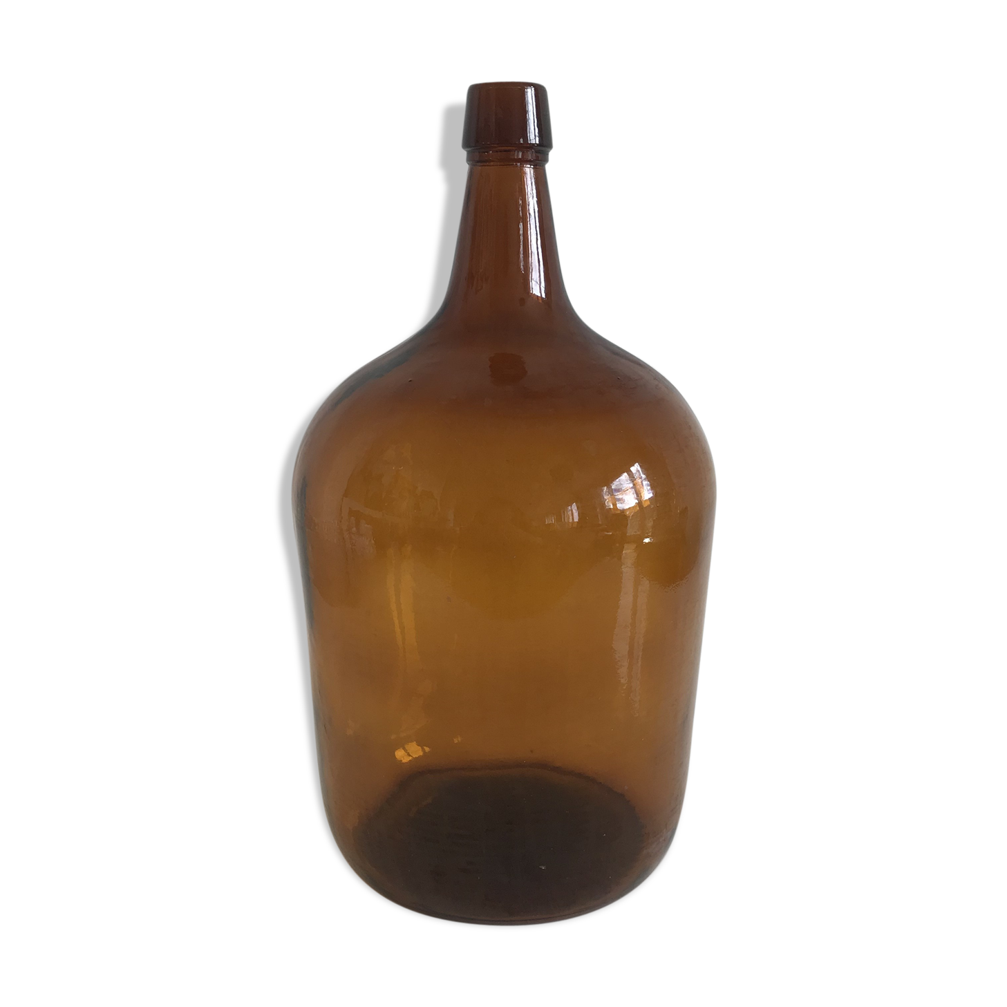 Demijohn 5litres amber glass