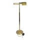Articulated French library reading floor lamp made in brass, by Boulanger from 1980’s.  Height adjus