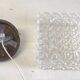 Ceiling light or wall sconce in moulded glass - mid 20th century.