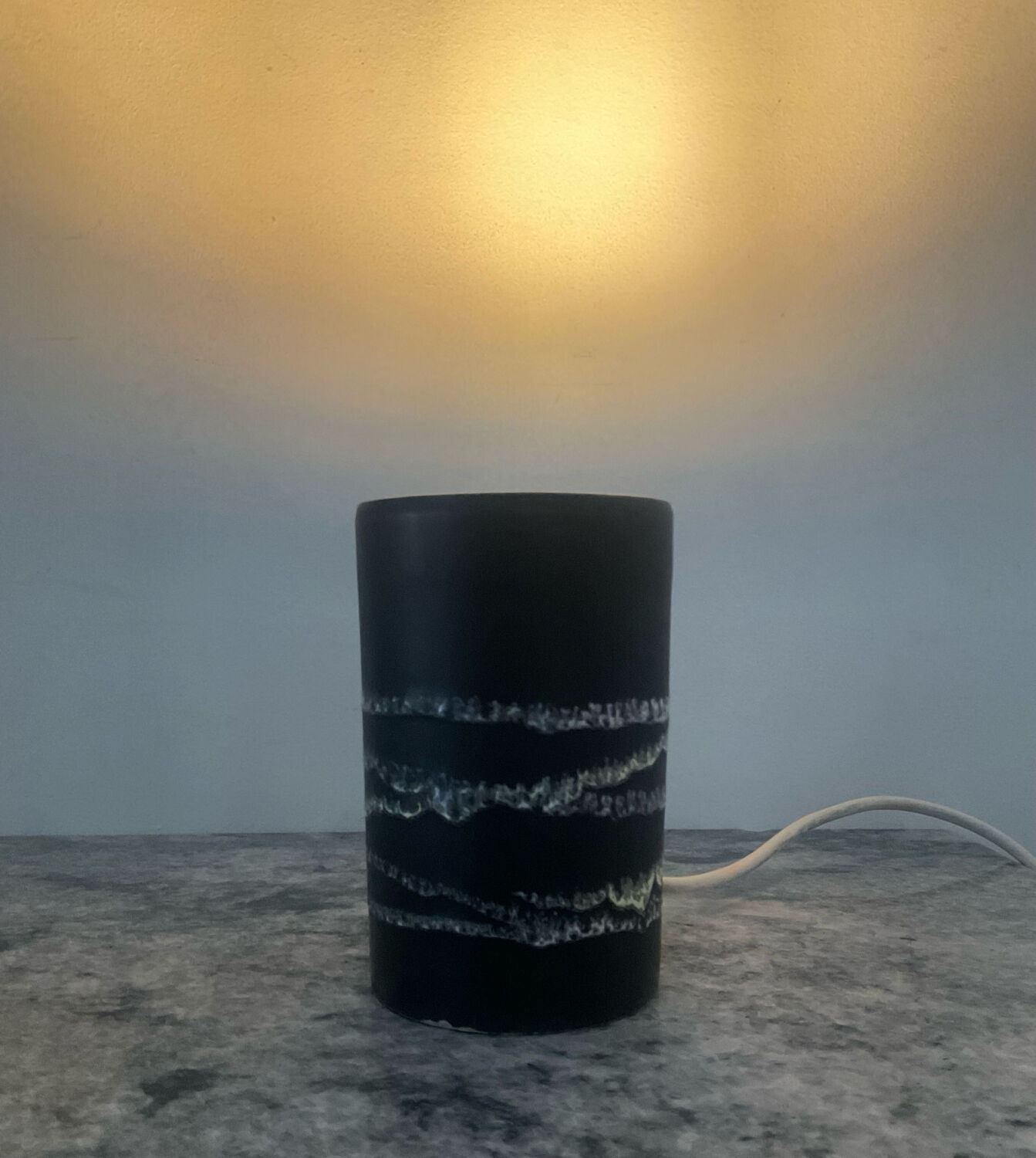 Small vintage ceramic lamp