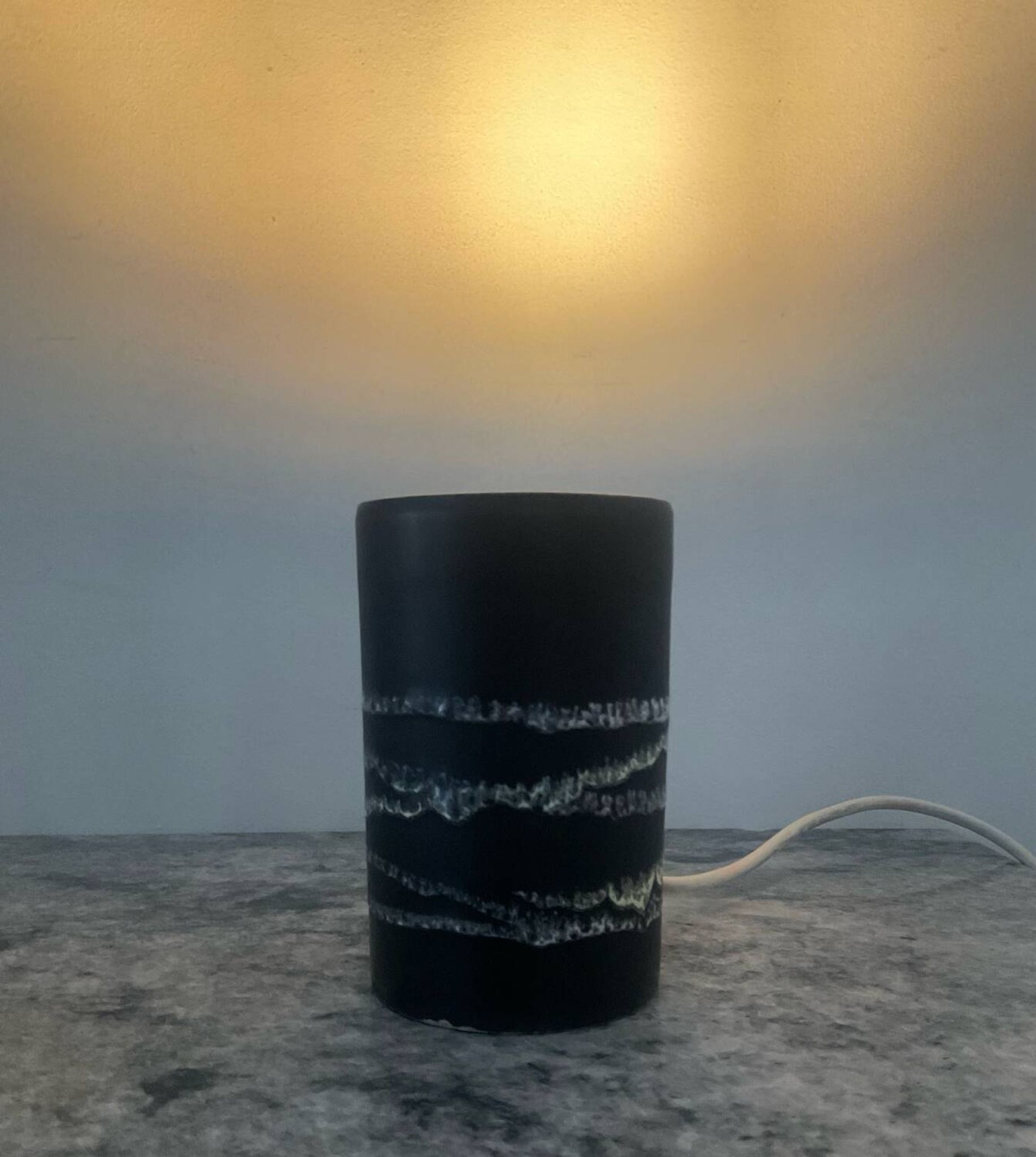 Petite lampe vintage en céramique