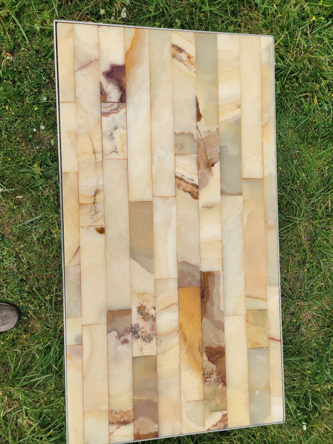 Marble and onyx coffee table 1960s/70s