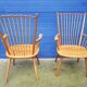 Paire de fauteuils Arts and Crafts d'Albert haberer ed Hermann Fleiner