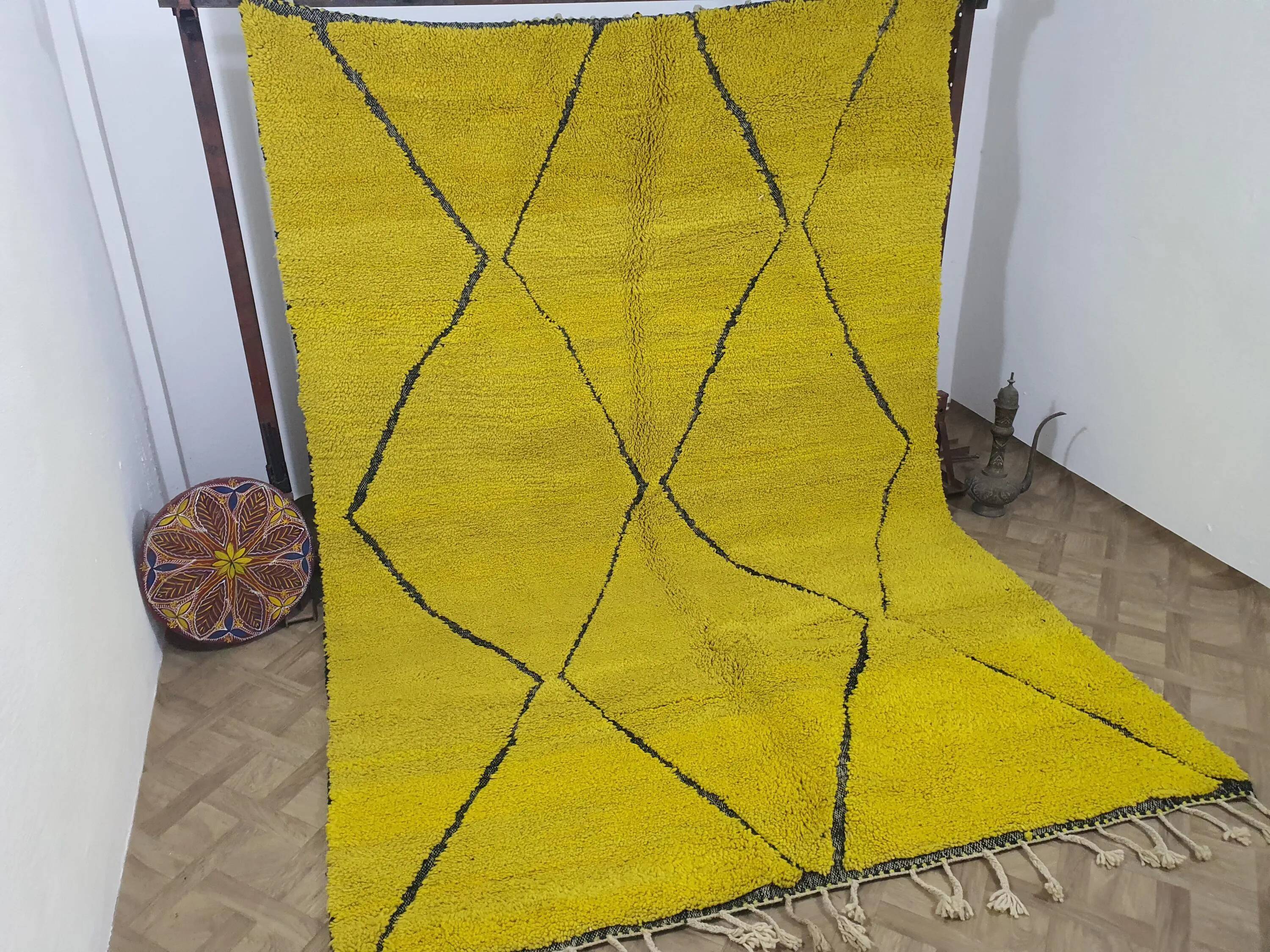 Berber carpet in pure wool 3 x 2 m