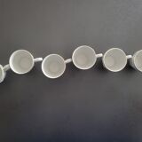 Set of 6 coffee cups in porcelain