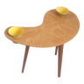 Bean-shaped side table from the 1950s Height 40.8 cm Width 63 cm with 2 St Clément cups