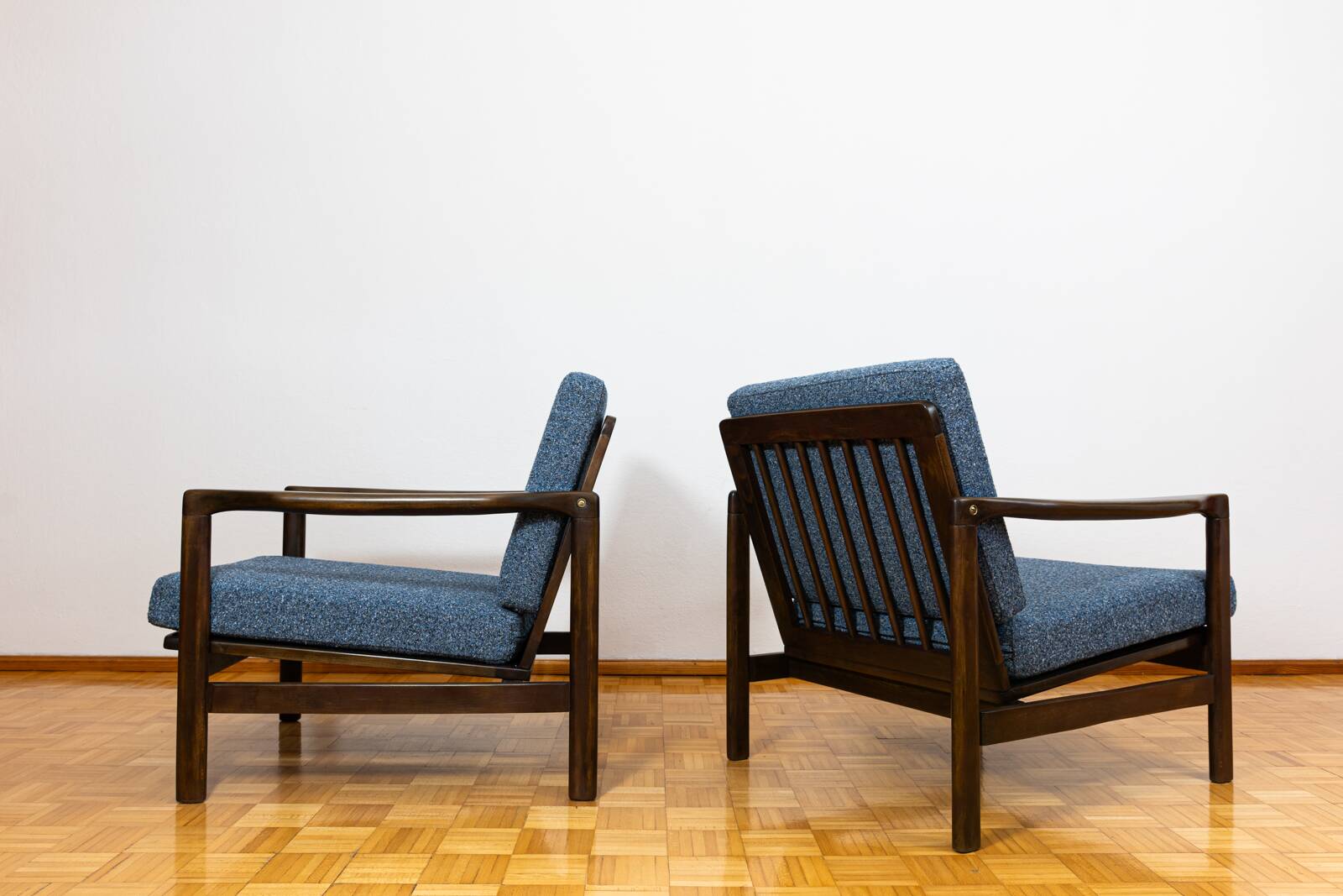 Mid Century Armchairs By Zenon Bączyk, 1960's, Set Of 2